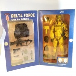 Boneco Blue Box Elite Force 1/6 Figura No. 34219 Delta Force `Striker`, na caixa original nunca brincado.