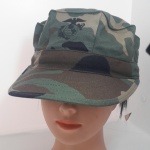 Boné verde camuflado da marinha americana, Marine Corps, tamanho médio