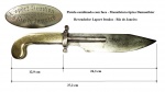 IMPÉRIO DO BRASIL - (JL-10) Raríssima faca combinada e obsoleta de manufatura típica do fabricante francês Dumonthier, a lâmina não apresenta a marcação do fabricante mas o estilo não deixa muitas dúvidas. Provavelmente a ausência de marca de fabricante se deve a encomenda da famosa Casa revendedora do período Imperial brasileiro Laport (no caso Laport irmãos - Rio de Janeiro). Fica claro que esta peça foi importada e comercializada no Brasil durante o período Imperial, ou seja, não é peça trazida de fora recentemente. Ela esta no Brasil há mais de 150 anos. Mecanismo com acionamento colapsável e em pleno funcionamento. ATENÇÃO: EM RAZÃO DO VALOR, DEVERÁ SOMENTE SER RETIRADA NA CIDADE DE SÃO PAULO EM LOCAL A SER PREVIAMENTE AGENDADO, NÃO SENDO POSSÍVEL O ENVIO POR QUALQUER MODALIDADE (CORREIO, TRANSPORTADORA, ETC...).