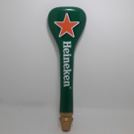 HEINEKEN, grande alavanca de chopeira americana, tap beer, medindo 27 cm, marcas de uso