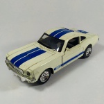 FORD MUSTANG SHELBY G. T. 350 - 1966 - marca NEW-RAY - escala 1:32 - Usado com poucas marcas do tempo. Movido à fricção. 