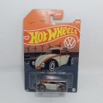 Hot Wheels  , Custom Volkswagen Beetle, oval bipartido, 2021, blister original, 1/64