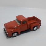 ROAD CHAMPS, Ford F100, 1956 vermelha, 12,5 cm, loose