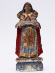 Imagem de Nossa Senhora da Apresentação em madeira policromada. Brasil, século XIX. Altura: 26 cm.