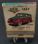 Filumenia - caixa de fósforos antiga dos veículos "DKW"