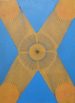 Lothar Charoux, Geométrico - óleo sobre tela sobre em placa - med. 73 x 53 cm