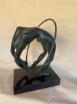 Alfredo Ceschiatti - Escultura em Bronze representando Contorcionista - Med;46x50cm (Acompanha Certi