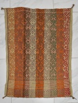 Delirante e rara tapeçaria Arraiolo, decada de 1970 (123x100)