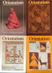 REVISTA  - (5) ORIENTATIONS, a revista  para colecionadores e conhecedores de arte oriental,   década de 80,  ilustradas. Conservadas.