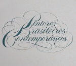 Álbum - Pintores Brasileiros Contemporâneos - Banco do Brasil 1974. Contém 6 serigrafias impressas, exemplar CI. Pintores: Cícero Dias, Ismael Nery, Laerpe Motta, Raimundo de Oliveira, Ruy Albuquerque e Orlando Teruz, acondicionados em caixa forrada de veludo. Medida das gravuras 50 x 41 cm.