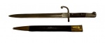 MILITARIA (RB3) - BAIONETA do FUZIL MAUSER 1908. Fabricada na Alemanha (Weyersberg Kirschbaum & Cie - Solingen). Sem a bainha de couro, mede no total aprox. 42,9 cm. A lâmina mede aprox. 29,5 cm.