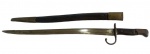 MILITARIA (RB4) - BAIONETA do FUZIL MAUSER 1904. Muita usada pela Polícia Militar do Rio de Janeiro. Na lâmina, de um lado está gravado P.M., e do outro lado 3.B.1. Sem a bainha de couro, mede no total aprox. 57 cm no total. A lâmina mede aprox. 44,7 cm.