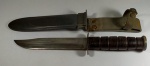 MILITARIA (07) - FACA DE COMBATE MK1 dos Fuzileiros Navais Americanos, usado na 2ª Guerra Mundial