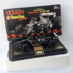Racing Champions, Formula Indy, Michael Andretti, 1996, escala 1/24, na caixa original, stand, função cofre