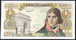 Cédula da França - 100 Nouveaux francs - 1960 - P144a - Soberba/FE
