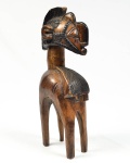 Nimba - Escultura em madeira entalhada à mão, retrata a Deusa Africana da fertilidade, cultuada pelo povo Baga, altura 40 cm. NOTA: ttps://pt.wikipedia.org/wiki/Nimba_%28deusa%29