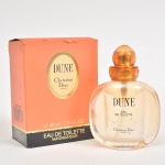 Christian Dior - Dune, perfume, frasco vazio, na caixa original.