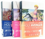 Holy Avanger 3 volumes / autografados volume 1 e 2 / capa dura / editora Sambô livros divertidos  /