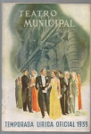 OPÚSCULO DE TEATRO - TEATRO MUNICIPAL PROGRAMA OFICIAL 1939