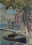 Carlo Franchesco Piccoli - Óleo sobre cartão - Medidas 20 x 15 cm