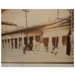 Teatro São José. Pedra fundamental. 9 / 4 / 1858. Fotografia feita em Setembro de 1909. 120 x 150 cm.