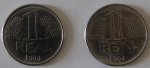 Moeda de Aço inxo.Brasil 1  Real 1994 (2 moedas )
