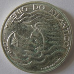 Moeda de prata ,Portugal 1000 Escudos 1999 -