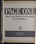 PAGE ON - Major Events, 1920-1975, As Presented in the New York Times. 320 reproduções das primeiras