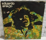 Lp Eduardo Araujo, ano 1971, capa g+ com fitas e etiqueta e disco vg+ com etiqueta no selo do disco