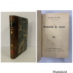 ASSIS, Machado de.  MEMORIAL DE AYRES. Rio de Janeiro: H. Garnier, Livreiro-editor, 1908.