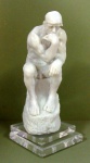 Genezio Gomes -  mármore com resina  8x24cm o pensador