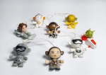 Lote de 8 miniaturas colecionáveis - STAR WARS - Coleção KINDER OVO - Medida: 4 a 6 cm.