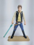 STAR WARS - Linda e conservada miniatura de coleção representando - HAN SOLO - Hasbro 2010 - Material: PVC - Medida: 10,5 cm de altura x 7 cm x 4 cm.