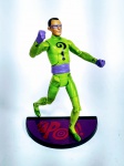 DC COMICS - Conservado e original boneco - CHARADA - Batman Classic TV séries 1966 - Todo articulado - Material: PVC - MATTEL - Medida: 17 cm de altura x 11 cm x 6 cm.