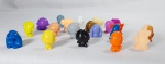 Lote com 20 Diferentes Miniaturas da PANINI - Gogo's - Em diferentes modelos e cores - Medida aproximada de cada: 3,5 cm de alt.