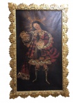 Cusquenho,  OST, Santo Fidalgo 70 x107 cm.