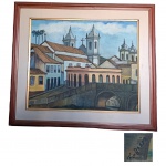 Fco Assis - OST representando Ouro Preto, 60 x 52 cm.