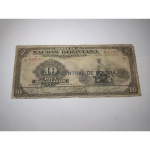 Cédula Bolivia 10 Bolivianos 1911 Série F American Bank Co. New York