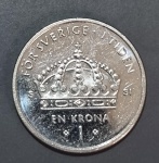 moeda de 1 krona   2008