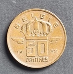 50 cents 1952   belgica