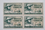 Lote de selos contendo homenagen  o movimento de pacificação de 1842  a 1942
