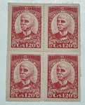lote de selos contendo o centenario de rui barbosa