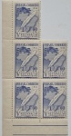 lote de selos 5 congresso  nascional de jornalista  1953