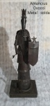 ESCULTURA  OXOSSI - Escultura em chapas de metal torneadas, com soldas, ricamente detal