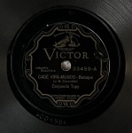 1931  Victor  33459  Conjuncto Tupy  Cadê vira-mundo/ Bambaia