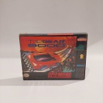 Cartucho de Super Famicom (Snes) -Top Gear 3000. com case.