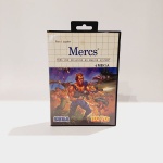 Cartucho de Master System - Mercs, Acompanha Case.