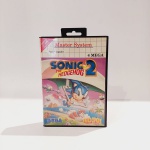 Cartucho de Master System - Sonic The Hedgehog 2, Acompanha Case.