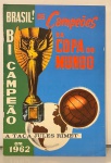Álbum de Figurinhas Os Campeões da Copa Do Mundo - 1962, álbum completo em muito bom estado de conservação. Impresso no inicio da década de 1970.
