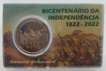 Brasil 2022 moeda 2 Reais, comemorativa ao Bi-Centenário da Proclamação da República